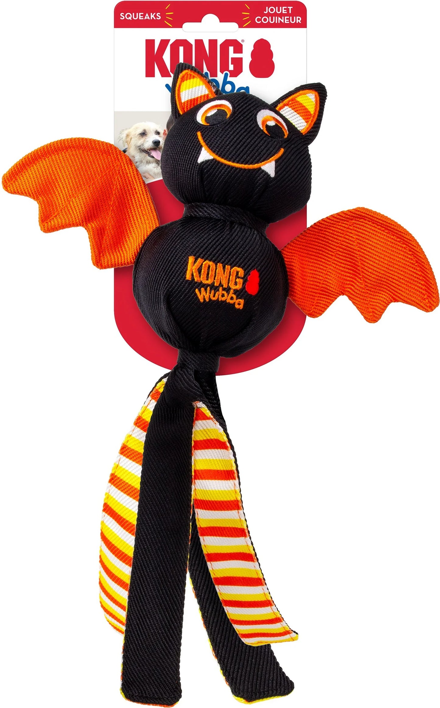 π¦ KONG Wubba Vleermuis β Halloween Hondenspeelgoed