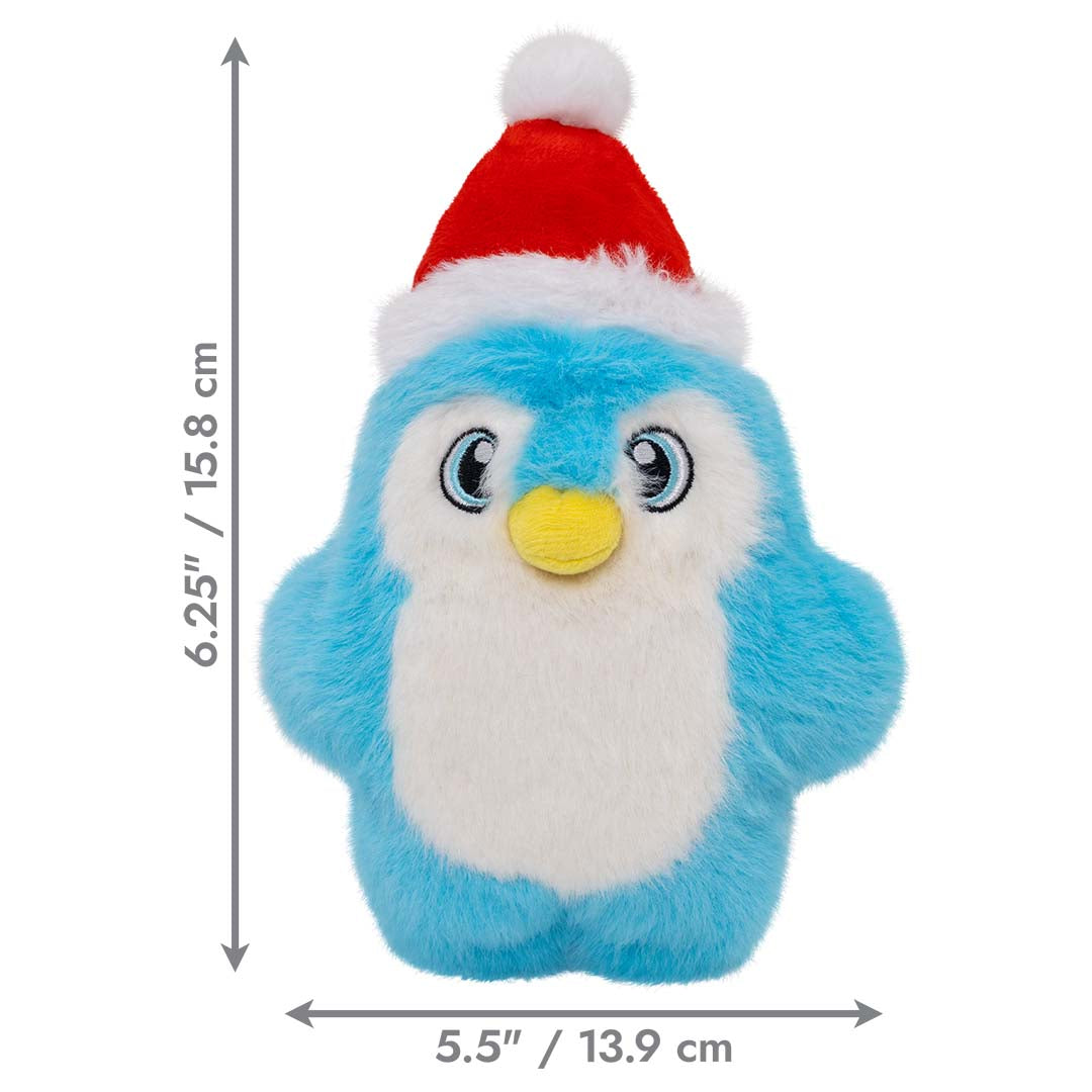 KONG Holiday Snuzzles Santa Penguin – Kerstpinguïn met pieper 🎄🐧