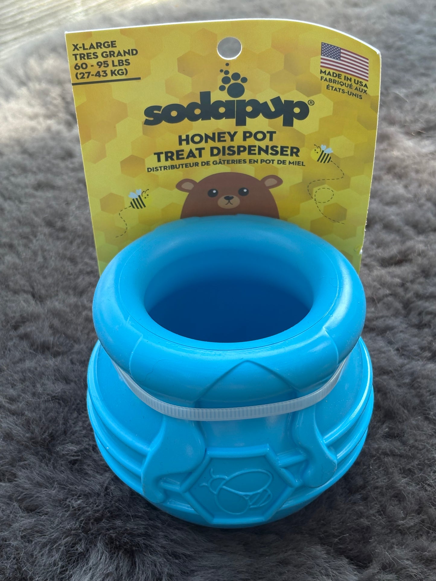 Sodapup Honey pot - treat dispenser M or L