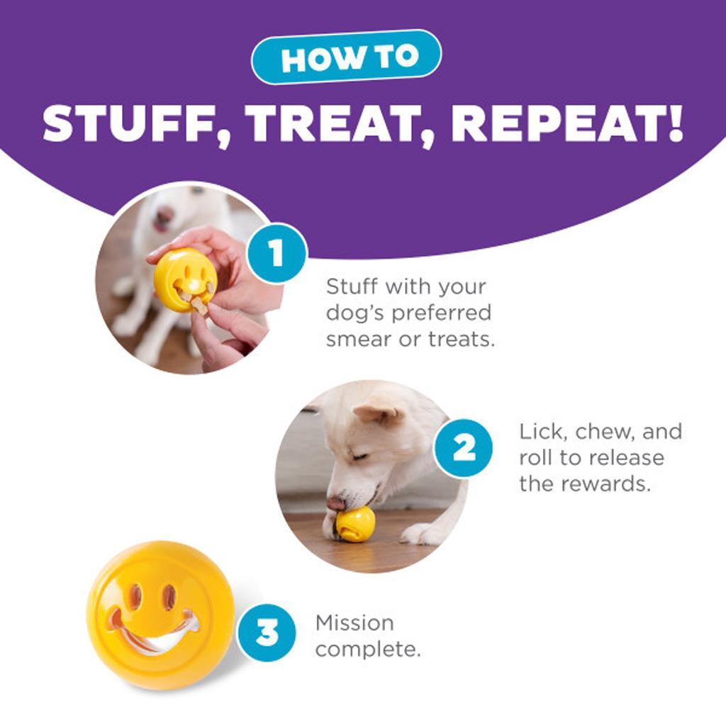 Outward Hound Orbee-Tuff Nooks Geel Smiley