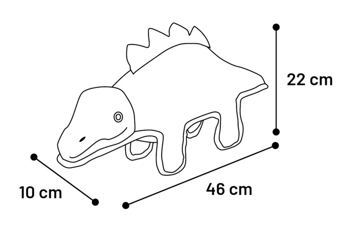 Speelgoed Dobbla Dinosaurus Beige