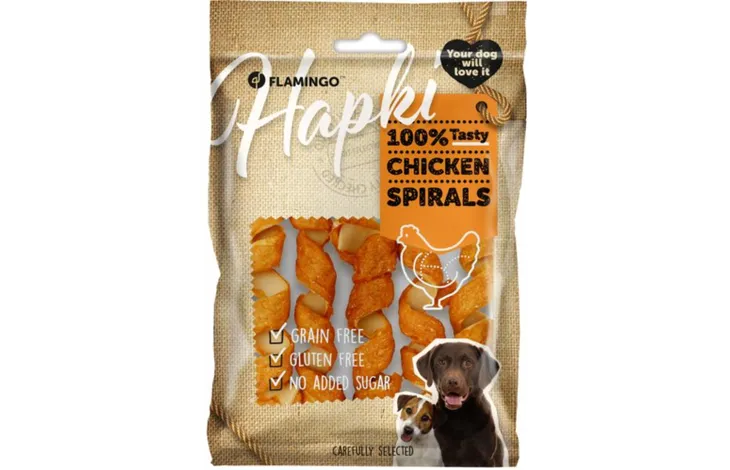 Snack Hapki Spiraal met kip