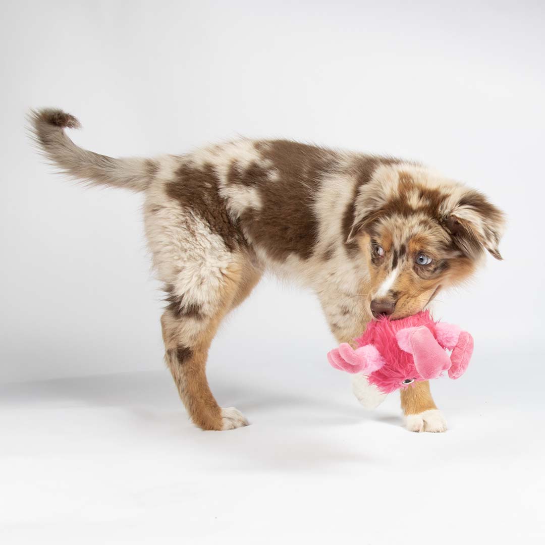 De Smurfen knuffelspeeltje Babypoot Roze