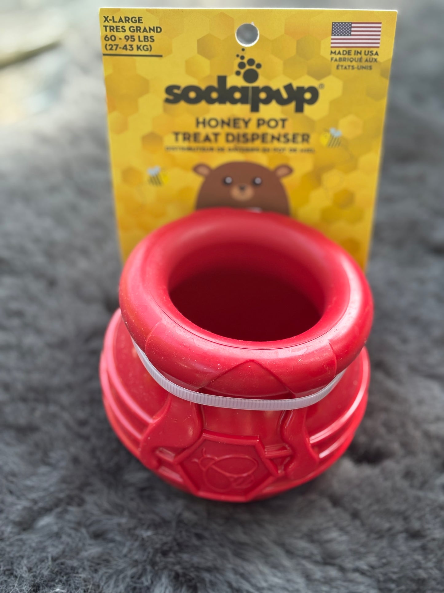 Sodapup Honey pot - treat dispenser M or L