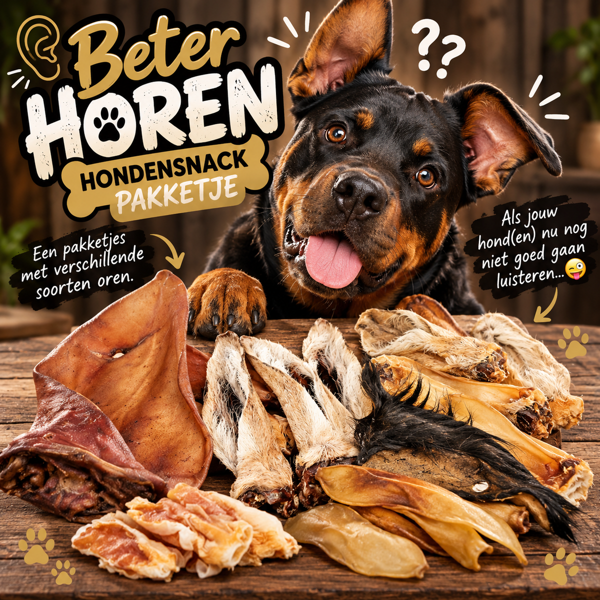 Beter horen hondensnack pakketje