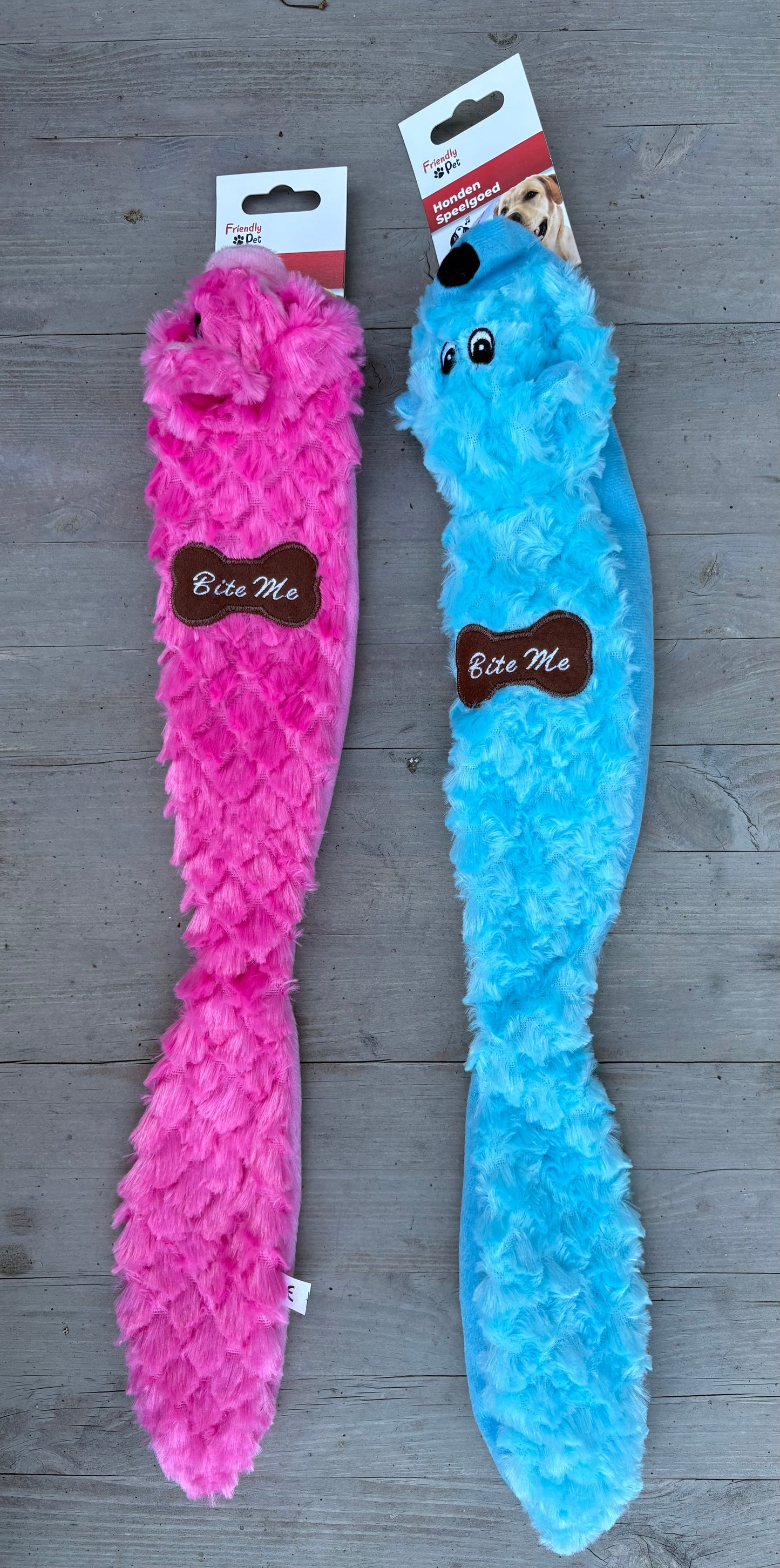 Puppy ritselfolie doekjes roze of blauw