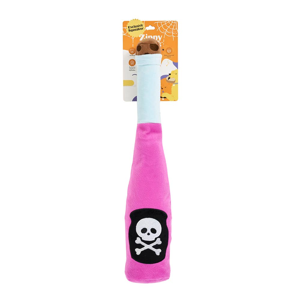 ☠️ ZippyPaws Halloween Poison Bottle – hondenspeelgoed
