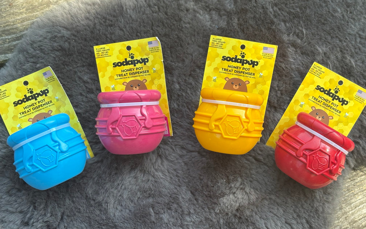 Sodapup Honey pot - treat dispenser M or L