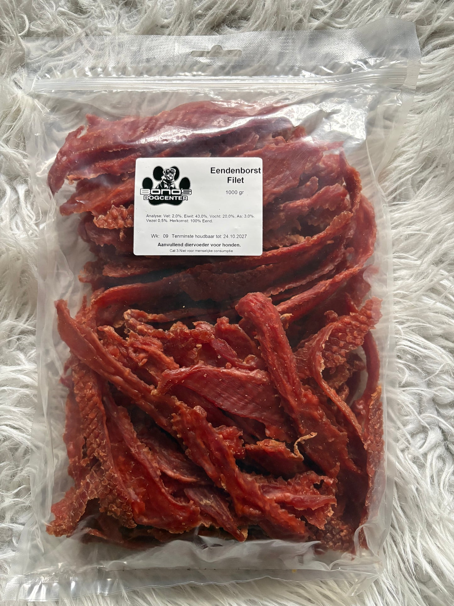Eendenborst filet 1kg per zak