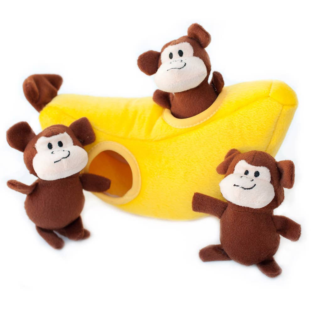 ππ ZippyPaws Zippy Burrow β Monkey βn Banana