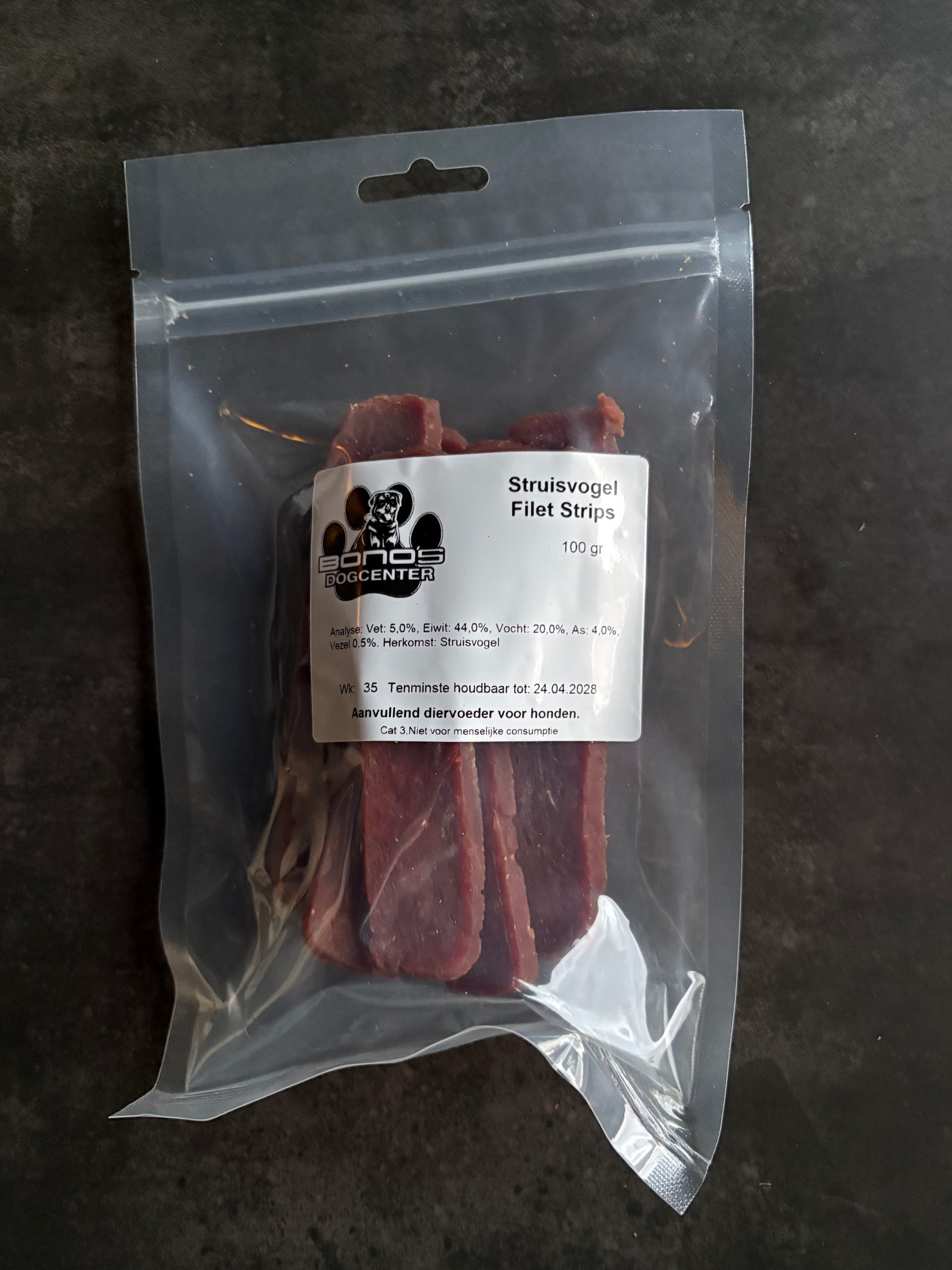 Filet Strips Struisvogel – 100% natuurlijke hondensnack
