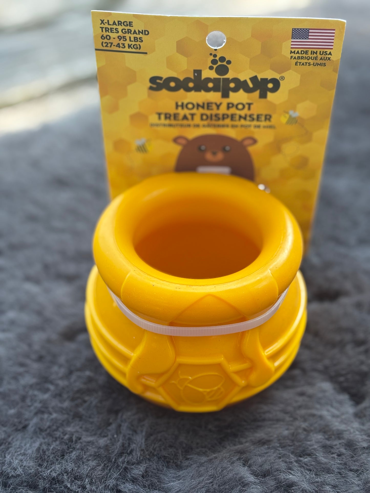 Sodapup Honey pot - treat dispenser M or L