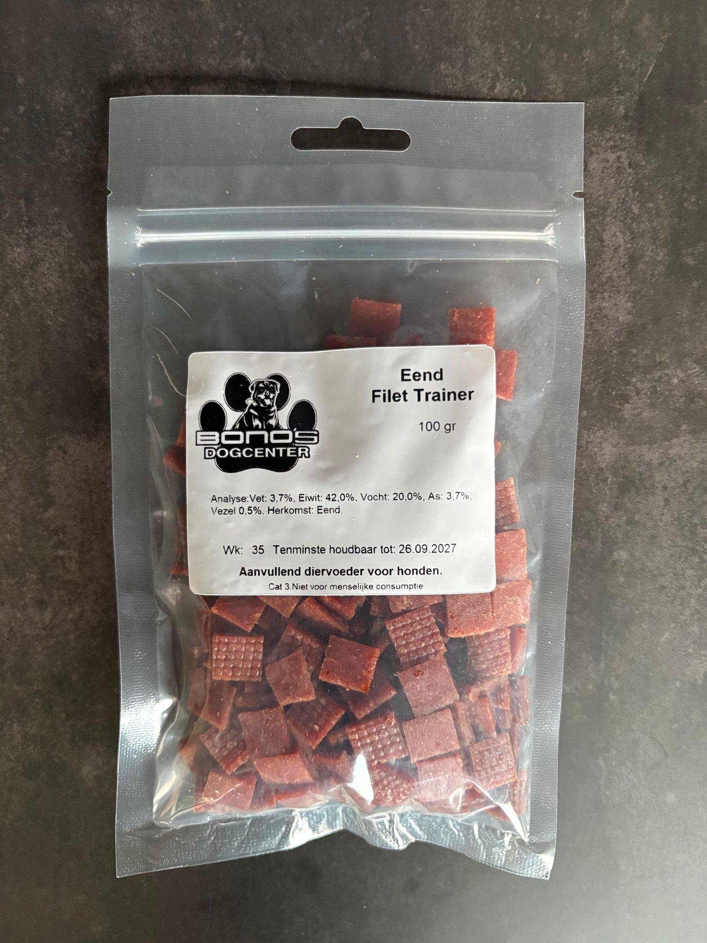 Filet Trainers Eend β 100 gram | Natuurlijke Trainingssnacks