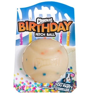 Chuckit Happy Birthday fetch bal