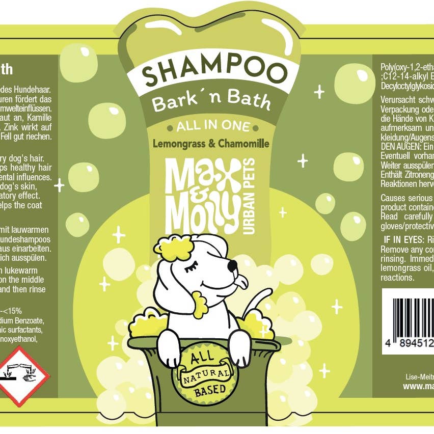 Max&Molly Shampoo Bark 'n Bath