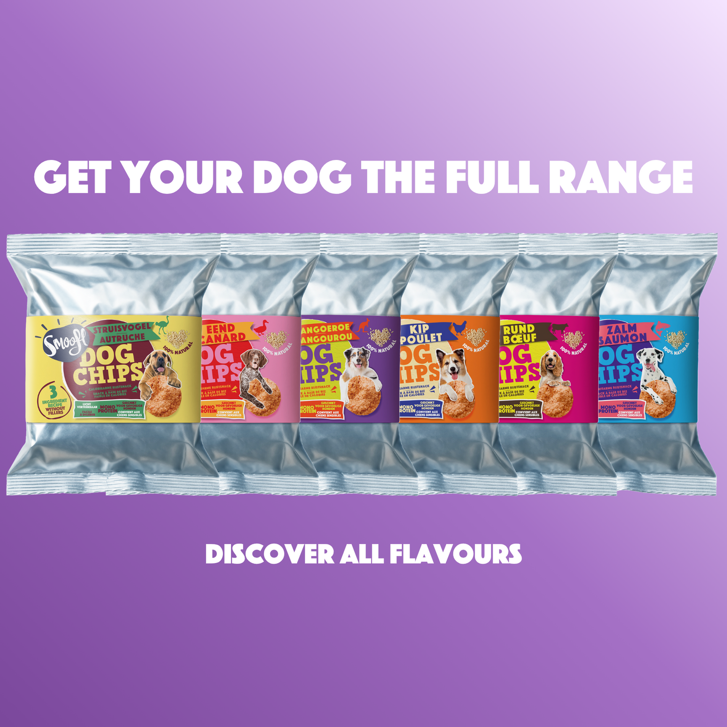 Smoofl Dog Chips – Kangaroo