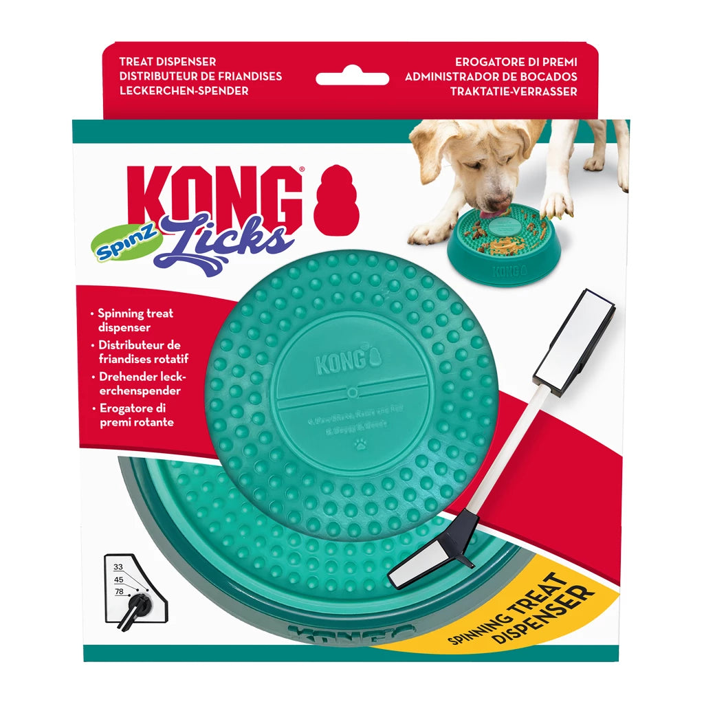 KONG Licks Spinz - de multifunctionele likmat