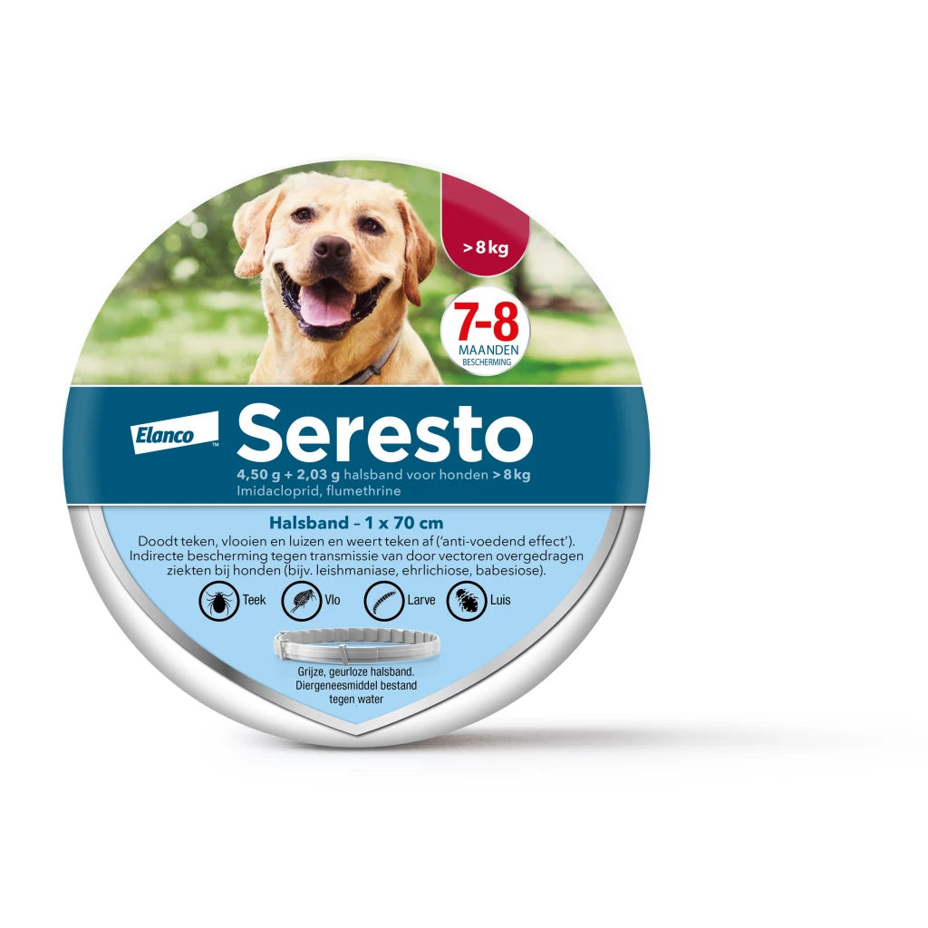 Seresto vlooienband voor kleine en grote honden