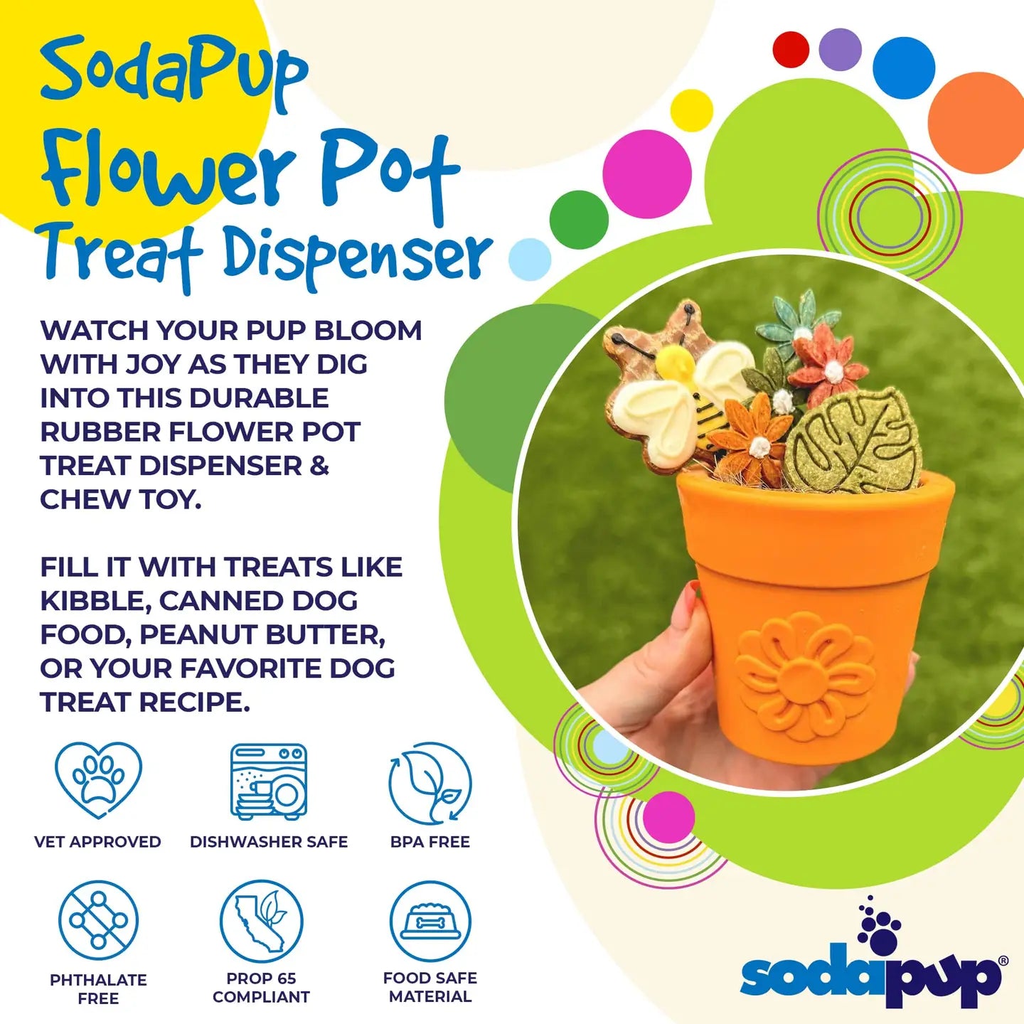 Grote Bloempot eCup-dispenser SodaPup
