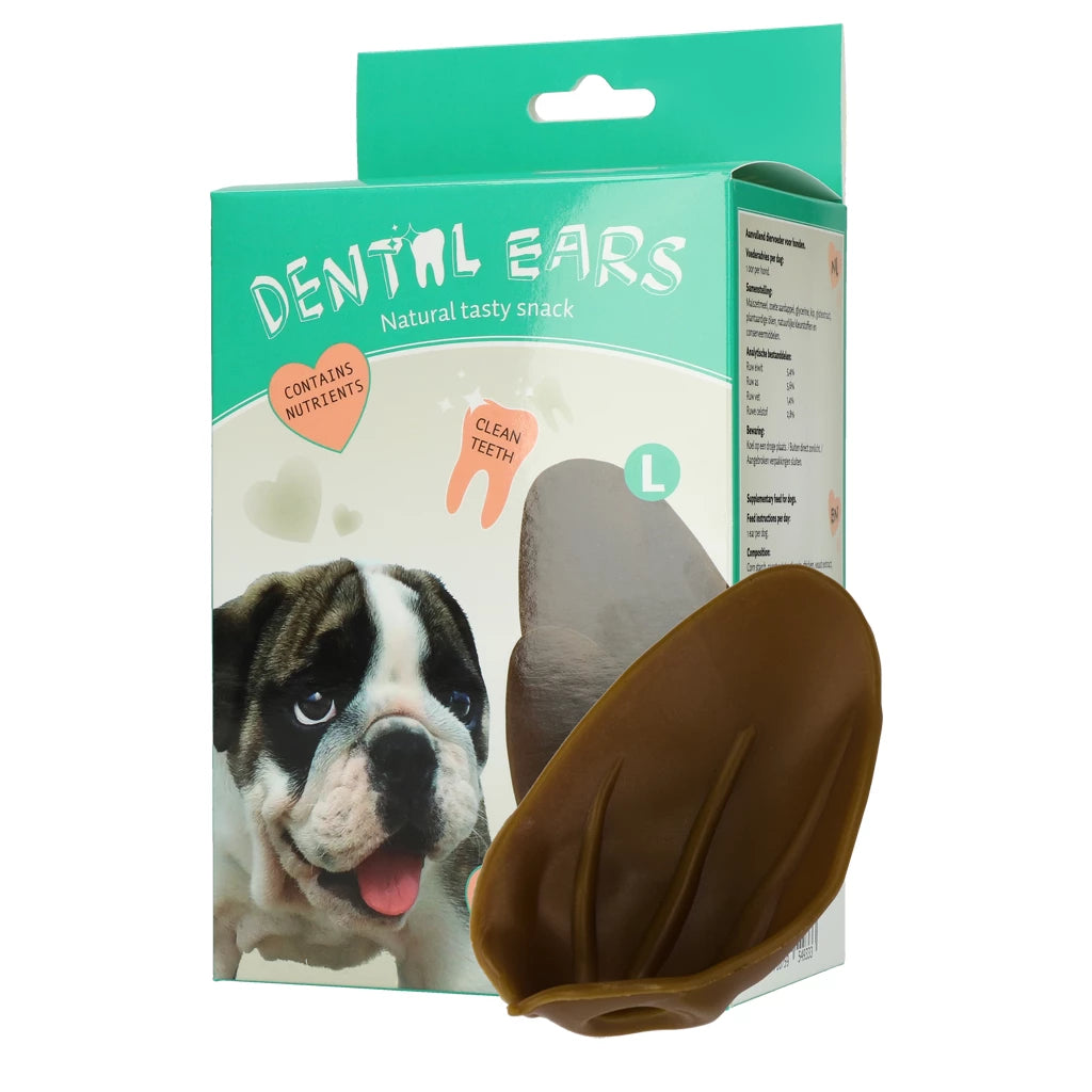 Dental Ears - Natuurlijke kauwsnack die het gebit reinigt.