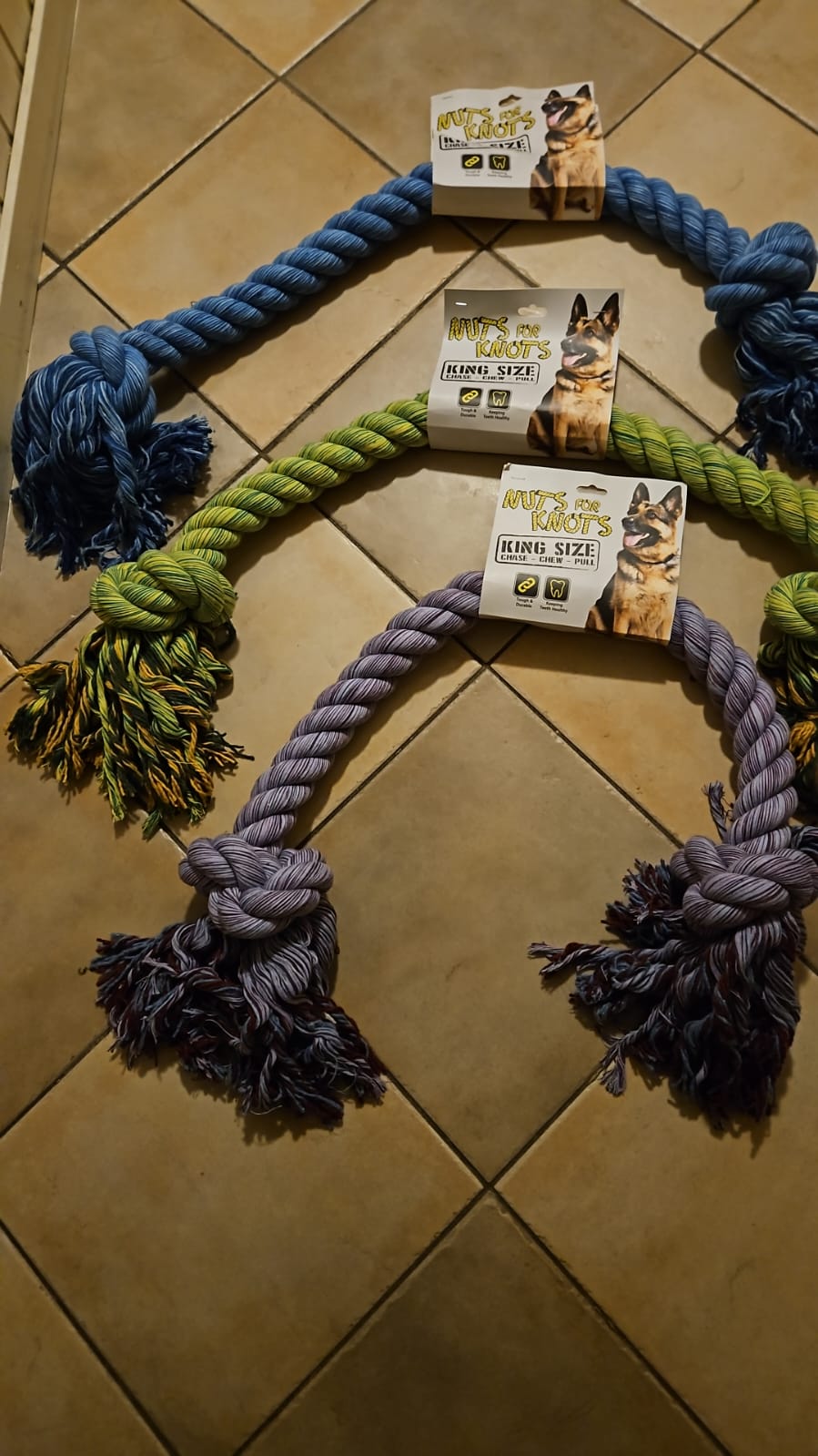 King Size XXL Flostouw in 3 kleuren
