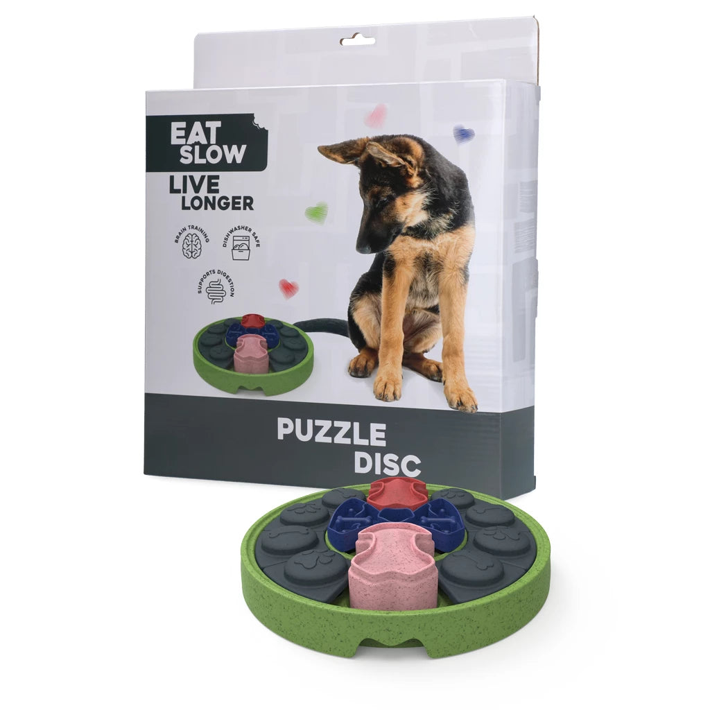 Puzzle Disc - Eat Slow Live Longer - Voerpuzzel