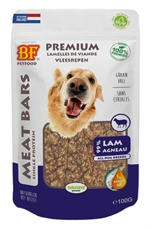 BF PETFOOD MEAT BARS LAM 100 GR