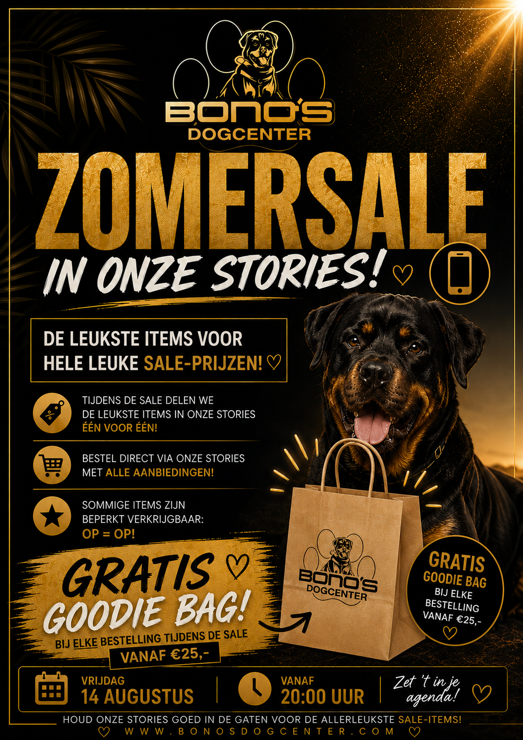 Zomersale 14 augustus