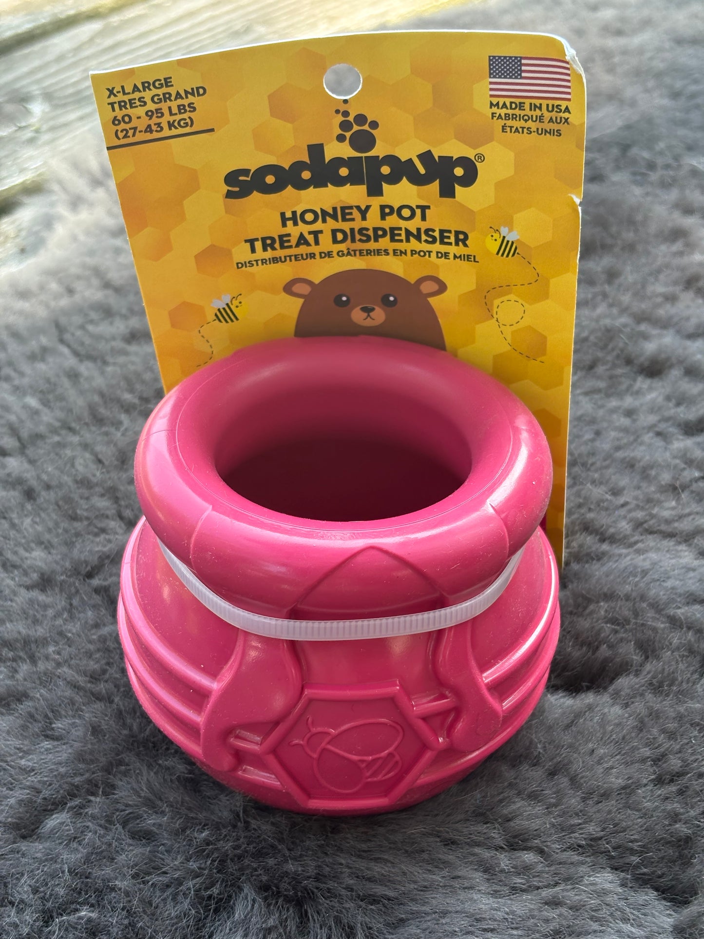 Sodapup Honey pot - treat dispenser M or L