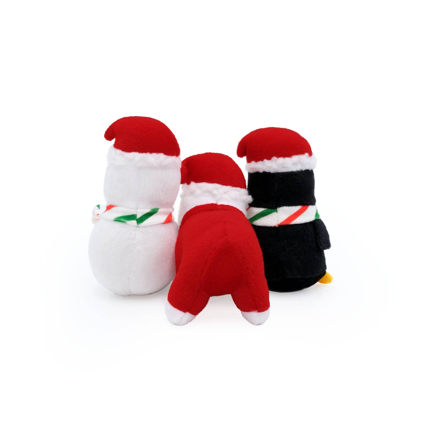 Holiday Miniz 3-pack - Feestelijke dieren - Hondenspeelgoed voor Kerstmis