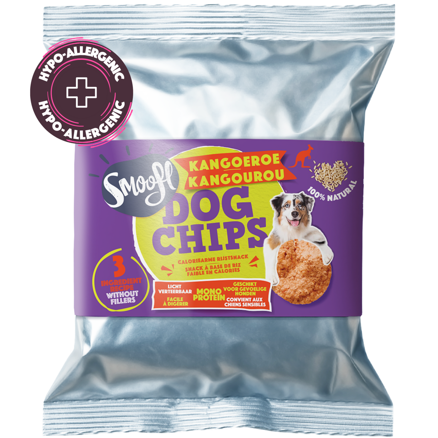 Smoofl Dog Chips – Kangaroo