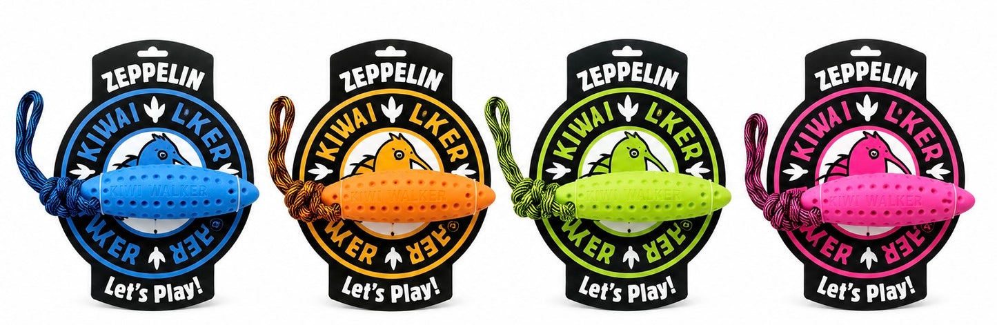 Kiwi Walker Zeppelin – Hondenspeelgoed met Touw – Medium 17 cm & Groot 22 cm
