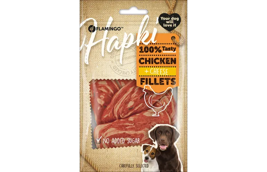 Snack Hapki Strips met kip & met kaas