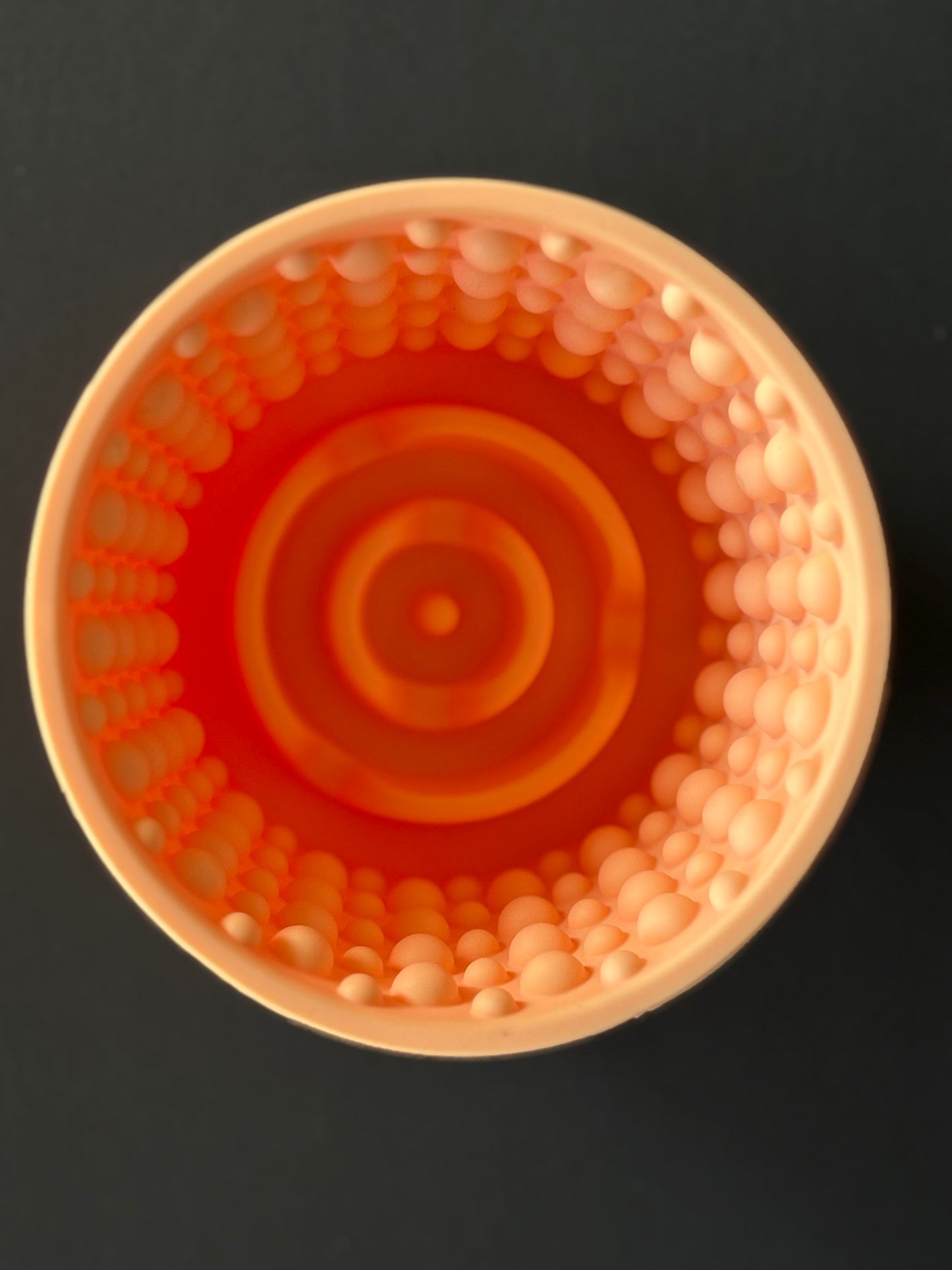 Babelle De Swirlie Lickbowl - Bourgogne, Peach, Roze