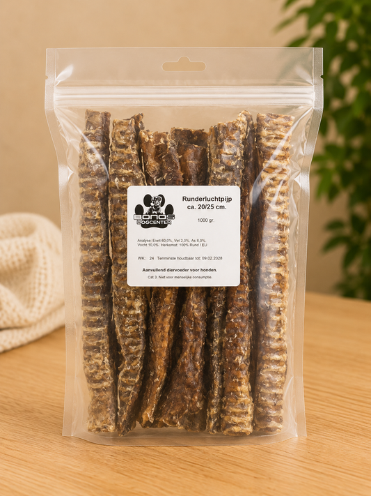 Runderluchtpijp 20/25 cm , 1 kg per zak