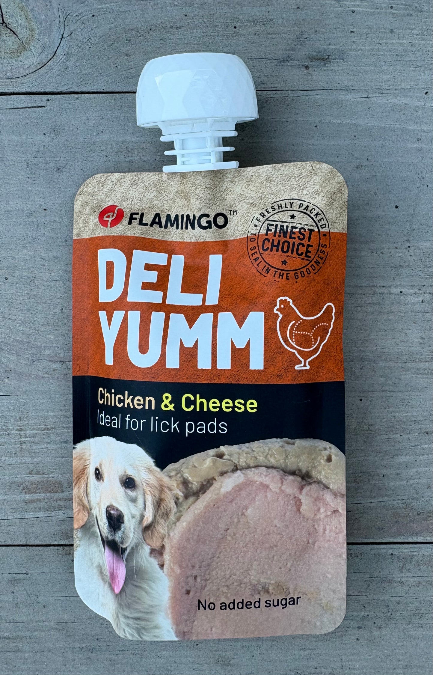 Flamingo Chicken & Cheese 90 gram.