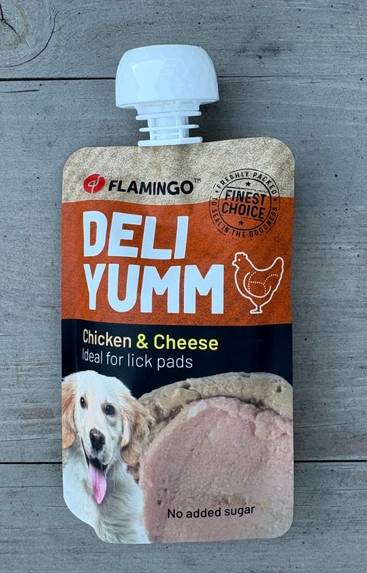 Flamingo Chicken & Cheese 90 gram.