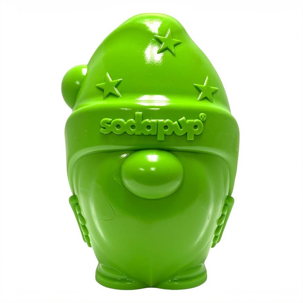 SodaPup Gnome Treat Dispenser – Gnome Groen 💚