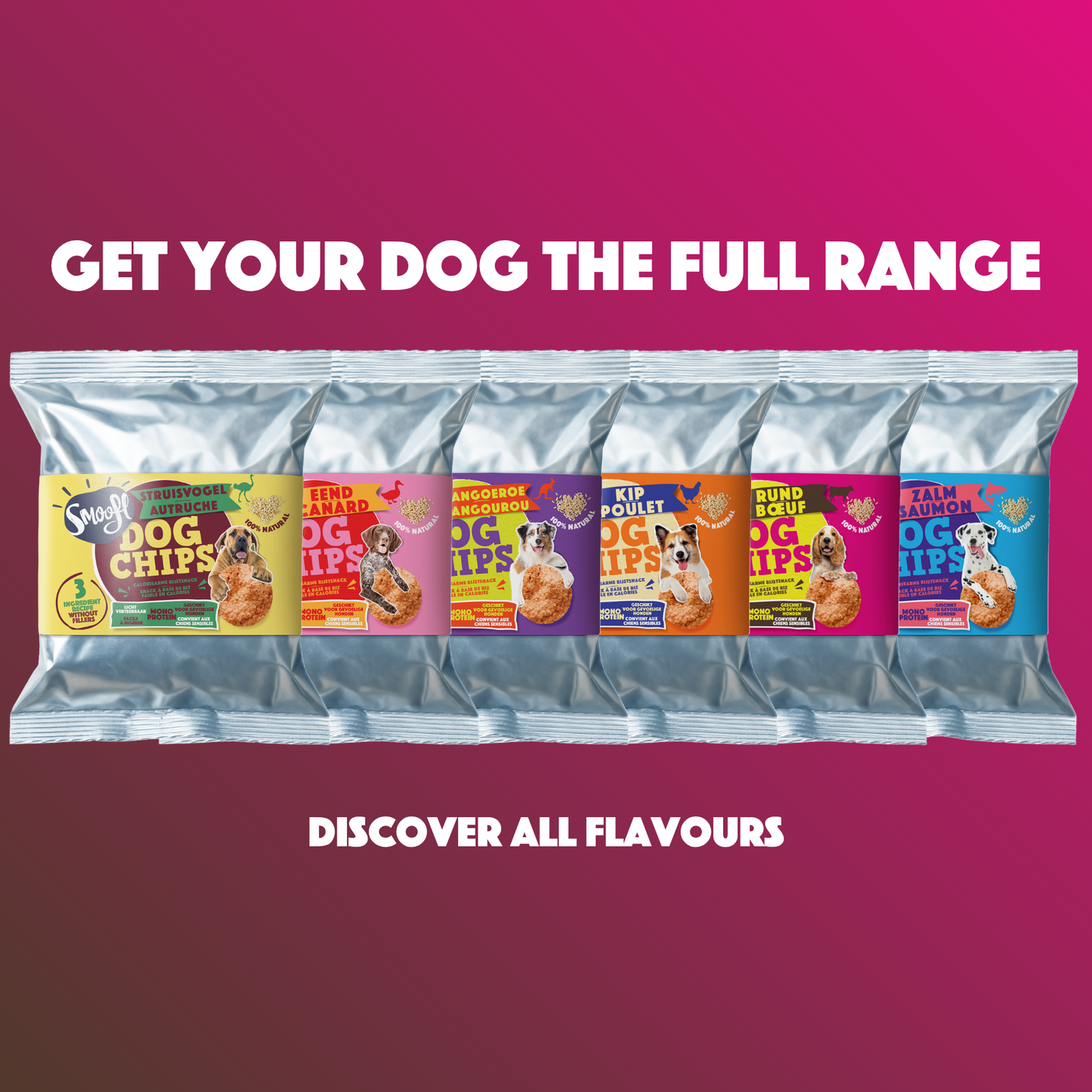 Smoofl Dog Chips – Rundvlees