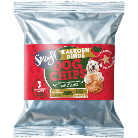 Smoofl Dog Chips – Kalkoen (Limited Christmas Edition)