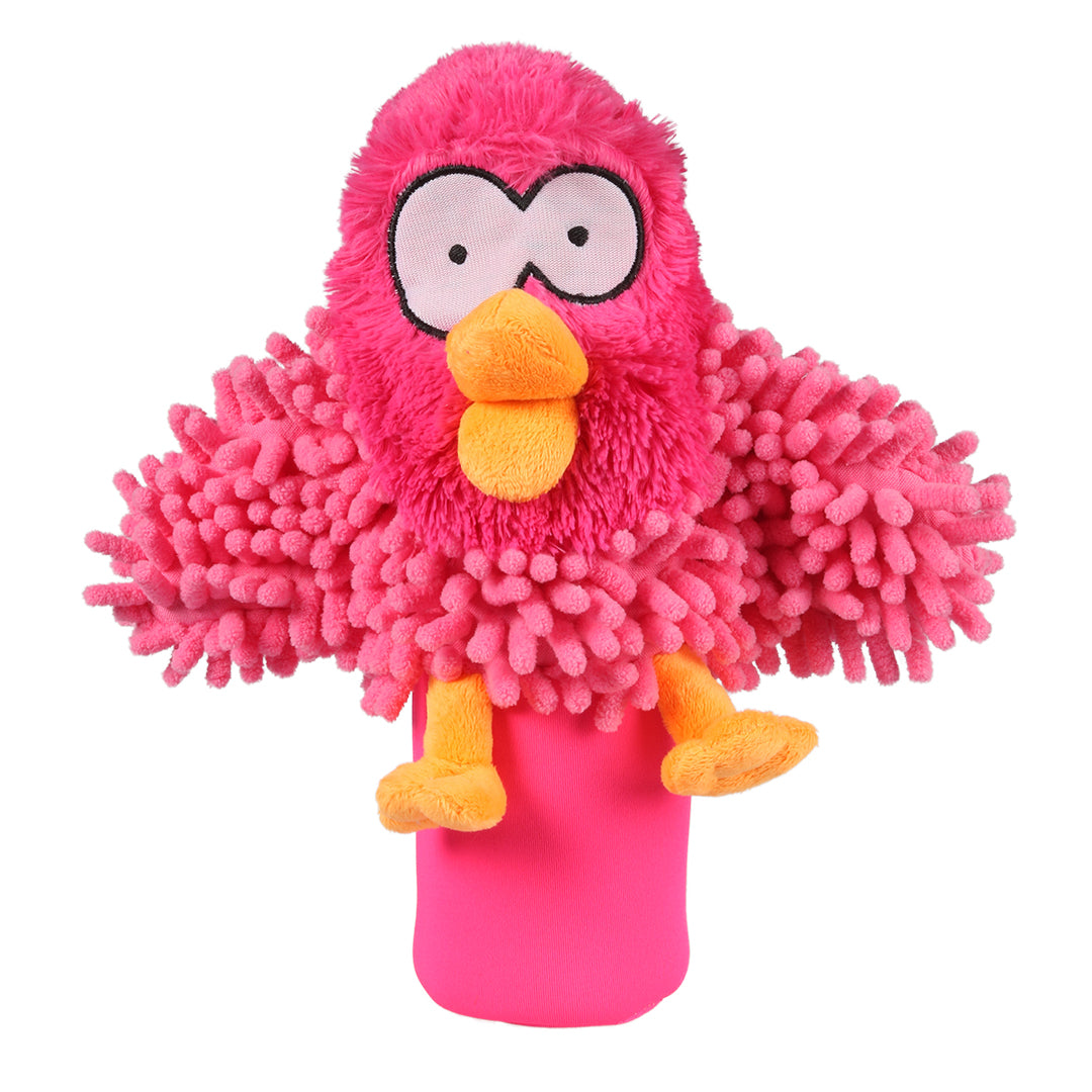 Coockoo Oohoo bottle squeaker blauw/roze/groen