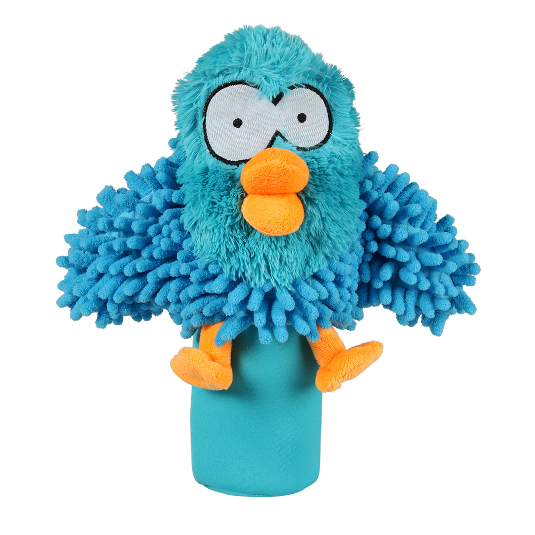 Coockoo Oohoo bottle squeaker blauw/roze/groen