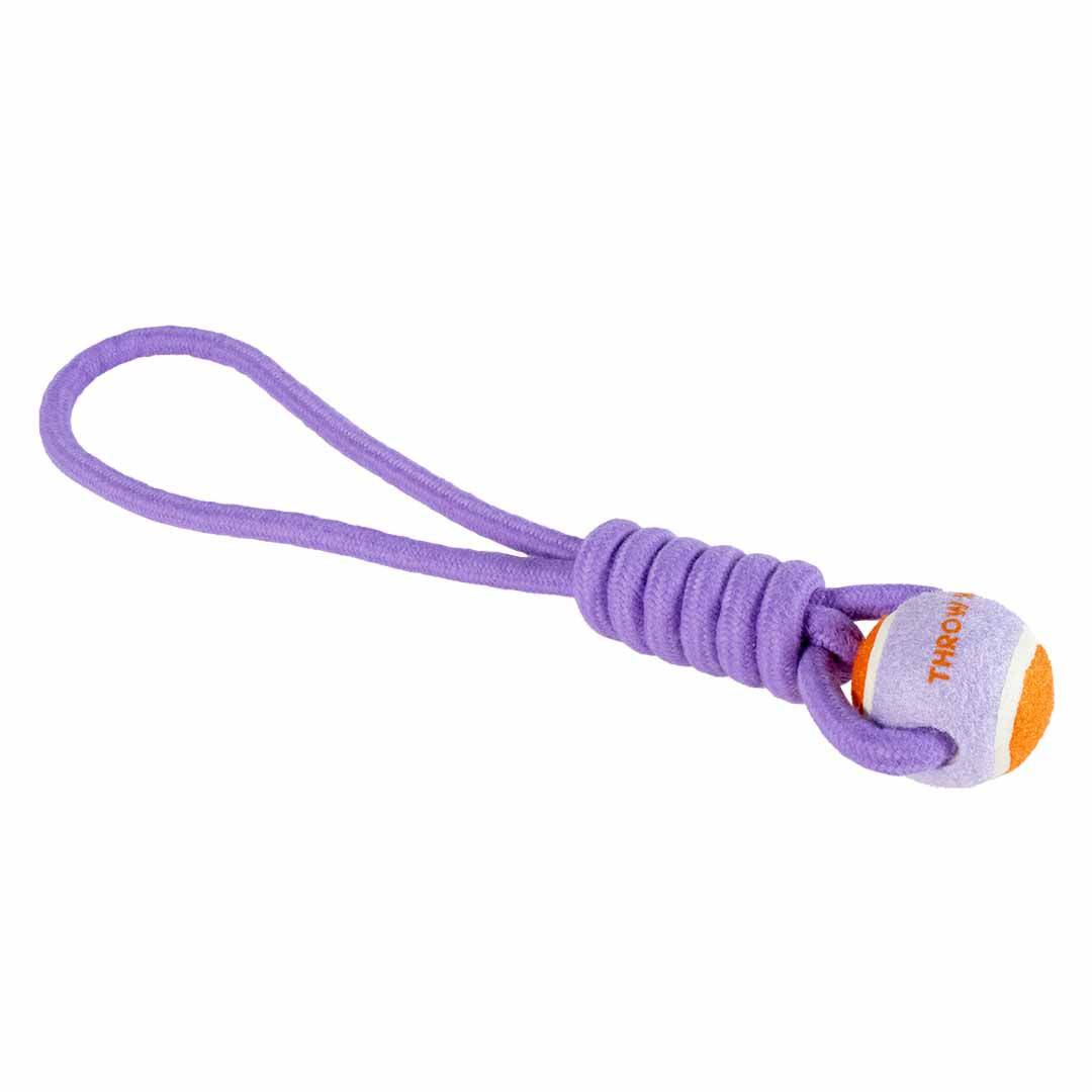 Bal met touwlus THROW ME Paars/oranje