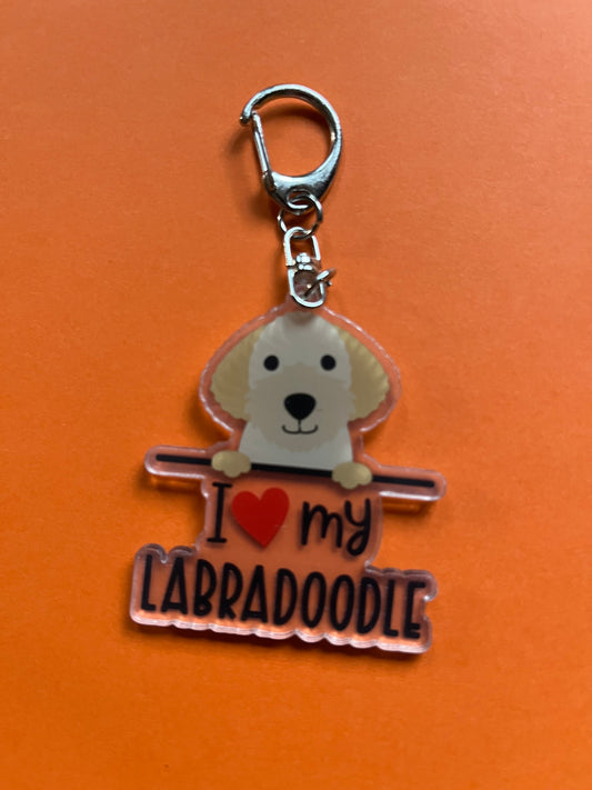 Sleutelhanger I ❤️ my labradoodle