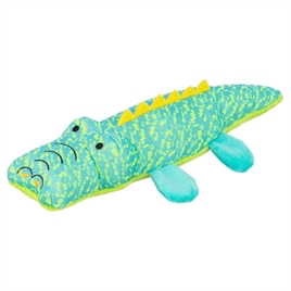 Trixie Krokodil 🐊 stof aqua/groen 33x13,5x7,5 cm
