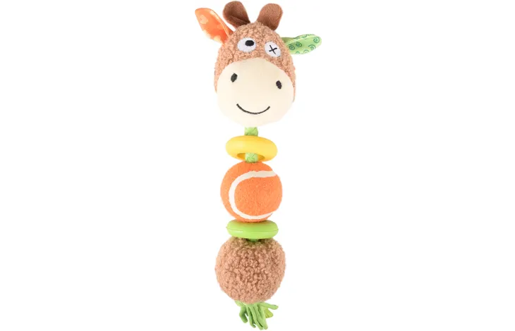 Speelgoed Cheery Geit met tennisbal Meerkleurig