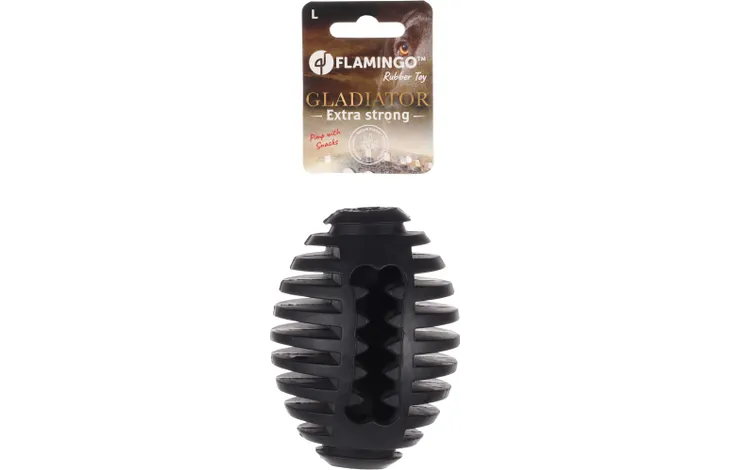 Speelgoed Gladiator Rugbybal Zwart