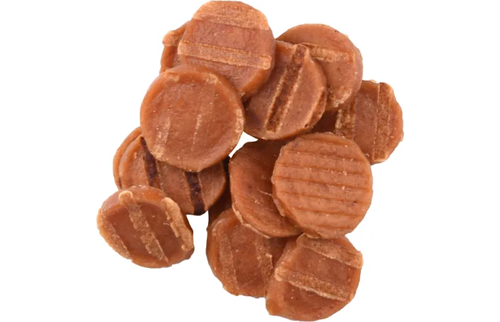 Snack Hapki Gebarbecuede Chips met kip - 85 gram per zakje