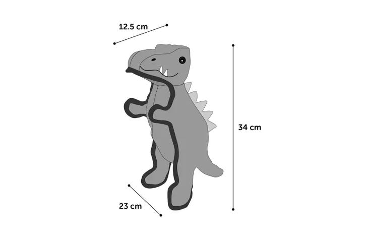 Speelgoed Dobbla Dinosaurus Grijs