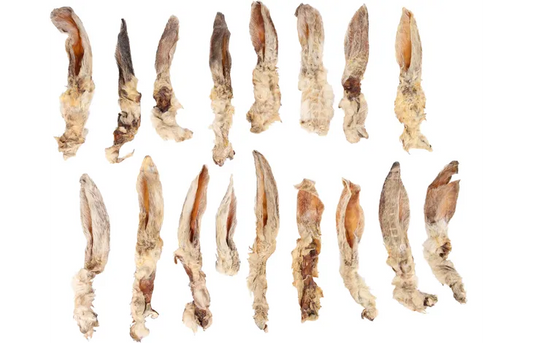 Snack Nature Konijnenoor met vacht - 200 gram per zak